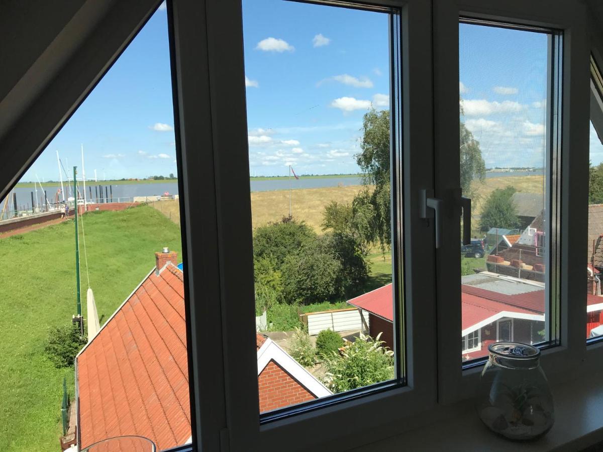 Vier Sterne Am Hafen, Ditzum Buitenkant foto