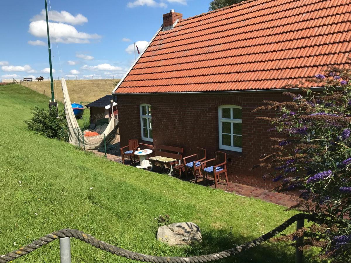 Vier Sterne Am Hafen, Ditzum Buitenkant foto