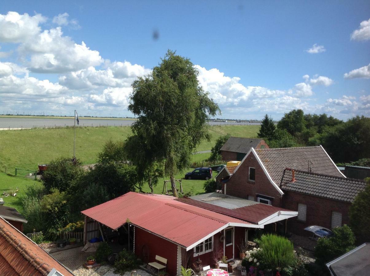 Vier Sterne Am Hafen, Ditzum Buitenkant foto